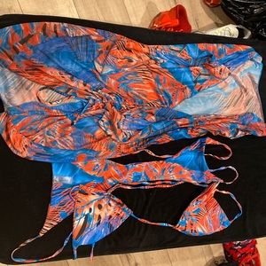 Colorful bathing suit